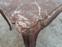 Louis XV (Country French) Center Table (marble top)