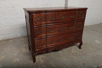 Chest of Drawers (Large) Louis XV (Country French) Belgium Oak 1900