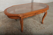 Coffee Table Louis XV (Country French) Belgium Oak 1940