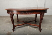 Louis XV (Country French) Oval Table + chairs