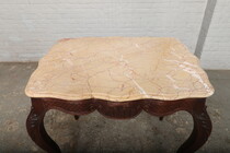 Louis XV (Country French) Sidetable (Marble top)