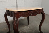 Louis XV (Country French) Sidetable (Marble top)