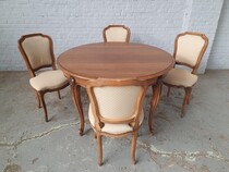 Louis XV (Country French) Table +  4 chairs