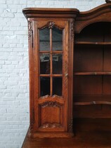 Louis XV (Country French) Vaisselier cabinet