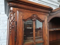 Louis XV (Country French) Vaisselier cabinet