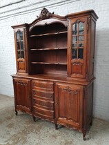 Louis XV (Country French) Vaisselier cabinet