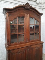 Louis XV (Country French) Vitrine (Display Cabinet)