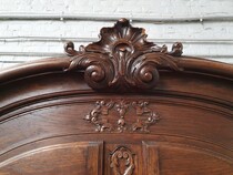 Louis XV (Country French) Vitrine (Display Cabinet)