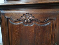 Louis XV (Country French) Vitrine (Display Cabinet)