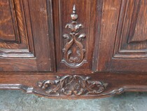 Louis XV (Country French) Vitrine (Display Cabinet)