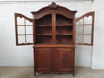 Louis XV (Country French) Vitrine (Display Cabinet)