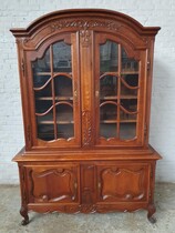 Louis XV (Country French) Vitrine (Display Cabinet)