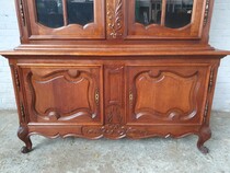 Louis XV (Country French) Vitrine (Display Cabinet)