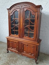 Louis XV (Country French) Vitrine (Display Cabinet)