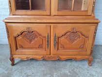 Louis XV (Country French) Vitrine (Display Cabinet)