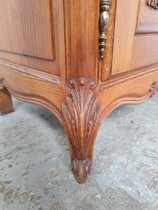 Louis XV (Country French) Vitrine (Display Cabinet)