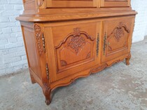 Louis XV (Country French) Vitrine (Display Cabinet)