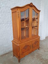 Louis XV (Country French) Vitrine (Display Cabinet)