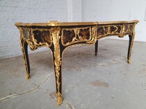 Desk (writing table) Louis XV France Rosewood/Bronze 1820