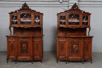 Diningroom set Louis XV Belgium Oak 1890