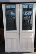 Louis XV Etched Glass Doors