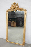 Gold leaf Mirror Louis XV Belgium Wood 1890