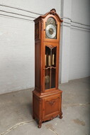Grandfather Clock Louis XV Belgium Oak 1920
