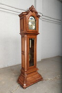 Grandfather clock Louis XV Belgium Oak 1950
