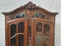 Louis XV (Liege style) Bookcase/Vitrine