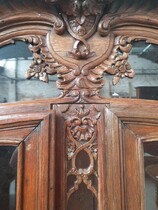 Louis XV (Liege style) Bookcase/Vitrine