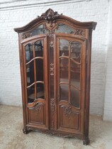 Louis XV (Liege style) Bookcase/Vitrine