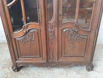 Louis XV (Liege style) Bookcase/Vitrine