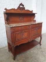 Louis XV (Liege style) Server (marble top)