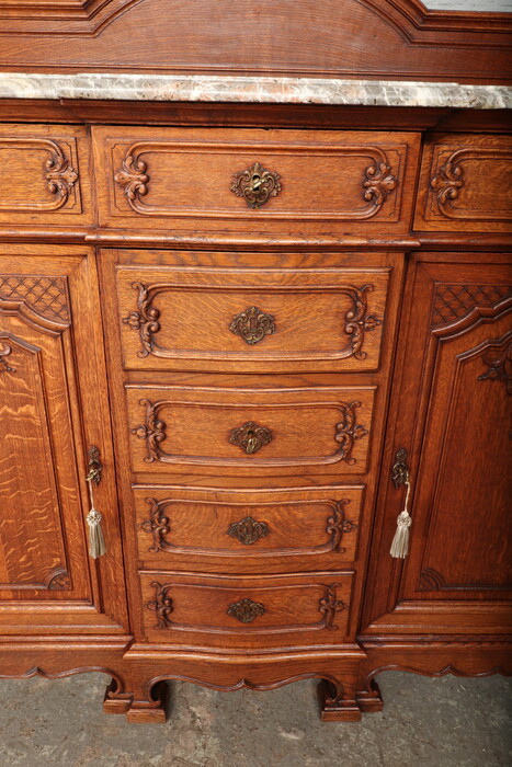 Louis XV (Liege style) Server (marble top)