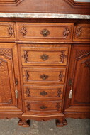 Louis XV (Liege style) Server (marble top)