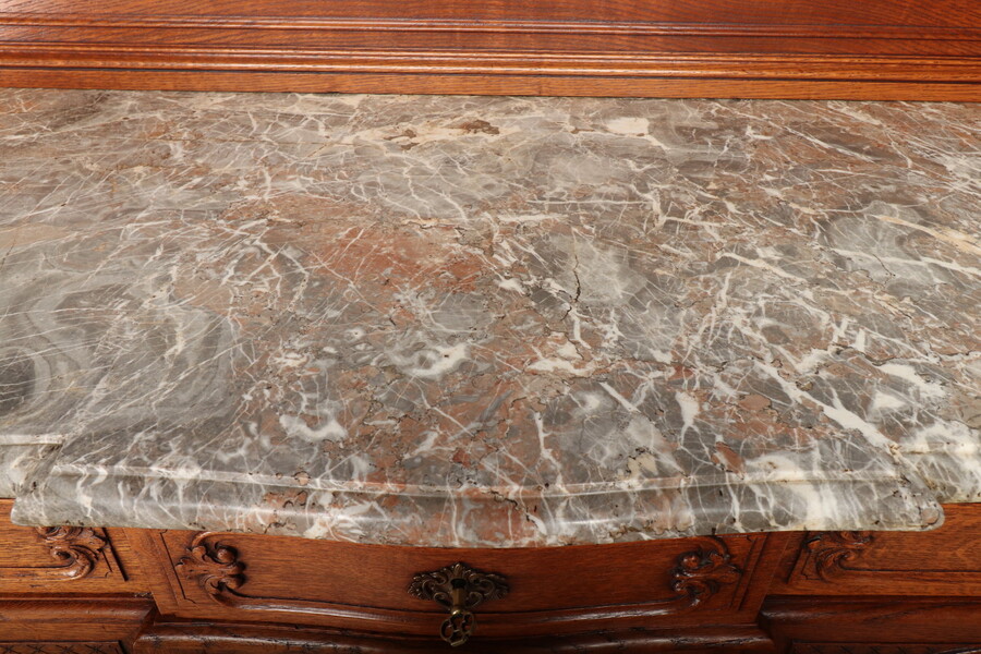 Louis XV (Liege style) Server (marble top)