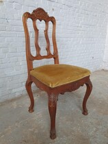 Louis XV (Liege style) Table +  6 chairs