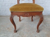 Louis XV (Liege style) Table +  6 chairs
