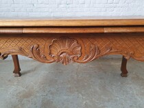 Louis XV (Liege style) Table +  6 chairs