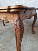 Louis XV (Liege style) Table +  6 chairs