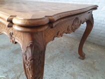 Louis XV (Liege style) Table +  6 chairs