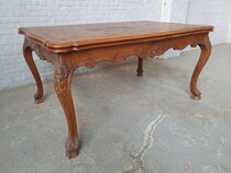 Louis XV (Liege style) Table +  6 chairs