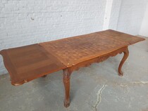 Louis XV (Liege style) Table +  6 chairs