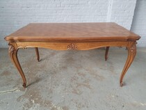 Louis XV (Liege style) Table +  6 chairs