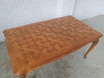 Louis XV (Liege style) Table +  6 chairs