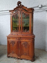 Louis XV (Liege style) Vitrine (Display Cabinet)