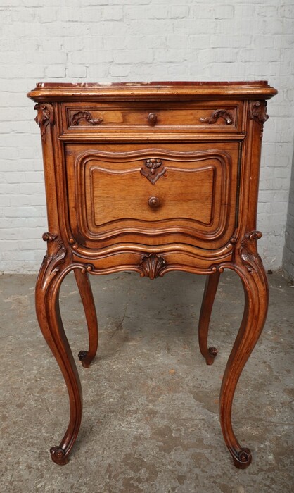 Louis XV Nightstand (marble top)