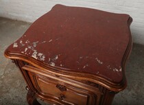 Louis XV Nightstand (marble top)