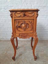 Louis XV Nightstand (marble top)