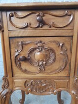 Louis XV Nightstand (marble top)